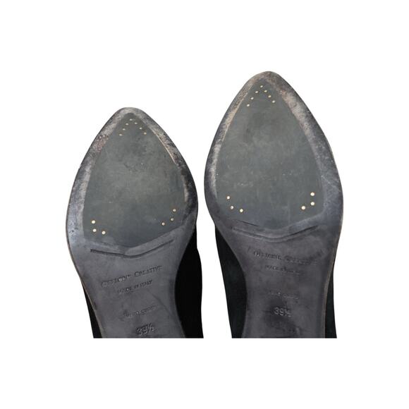 Officine Creative Sabine Ankle Booties In Black Suede Women’s Size 39.5 - Picture 15 of 15